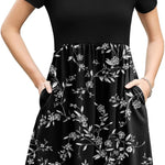 Nadorine Summer Dress Women's Dresses Short Sleeve Dress (DE Only)