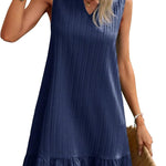Nadorine Summer Dress Women's Sleeveless V-Neck T-Shirt (DE Only)