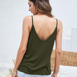 Nadorine Tank Top V-Neck Sleeveless Summer Tops (DE Only)