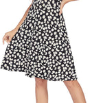 Nadorine A-line dress V-neck floral dress elegant summer dresses (DE Only)
