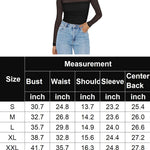 Nadorine Women's Sexy Mock Turtle Neck Long Sleeve Sheer Tops