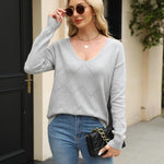 Nadorine Women's Knitted Jumper Elegant Pullover (DE Only)