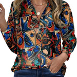 Zeagoo Womens Button Down Shirt Long Sleeve Blouse Business Work Tops Dressy Casual Floral Printed Outfits with Pocket
