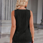 Nadorine Women Summer Tops Cute Tank Tops V Neck 2024 Trendy Fashion Sleeveless Shirts