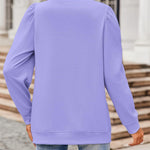 Nadorine Tunic Tops for Women Casual Crew Neck Pullover