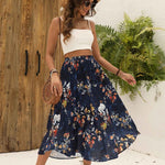 Nadorine Skirt Long Elegant Skirts High Waist Maxi Skirt (DE Only)