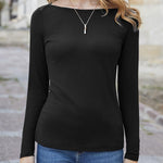 Zeagoo Women's T-Shirt Ribbed Long Sleeve Shirts (DE Only)