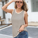 Nadorine Sweater Vest Women Crew Neck Sleeveless Tank Tops