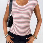 Zeagoo Womens Tank Tops Ribbed Knit Crew Neck Shirts