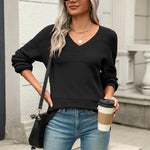 Nadorine Pullover Women's Ribbed Knit Jumper (DE Only)