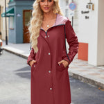 Nadorine Waterproof Raincoat Lightweight Rain Jacket