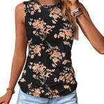 Nadorine Ruched Tank Tops Dressy Casual Shirts
