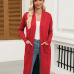 Nadorine Women's Long Cardigans Sweater Lightweight Duster Coat