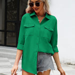 Zeagoo Womens Button Down Shirts Casual Long Sleeve Blouses