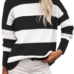 Nadorine Pullover Women's Turtleneck Elegant Long Sleeve Jumper