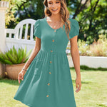 Nadorine Summer Dress Women's Short Sleeve Dresses (DE Only)