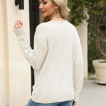 Nadorine Women's Knitted Jumper Elegant Pullover (DE Only)