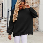 Zeagoo Womens Oversized Sweatshirts Hoodies Fleece Crew Neck Pullover