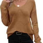 Nadorine Women's Knitted Jumper Elegant Pullover (DE Only)