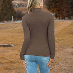 Zeagoo Women's Turtleneck Sweaters Fitted Long Sleeve Shirts