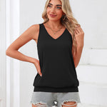 Zeagoo Womens Summer Tank Tops V Neck Sleeveless Tops