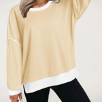 Nadorine Women Oversize Sweatshirts Pullover Tops