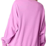 Colorblock Striped Top Casual Loose Long Sleeve Sweater