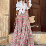 Nadorine Women's Boho Maxi Skirt Casual A Line Long Skirt