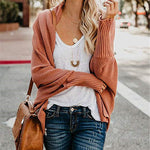 Knitted Casual Knitted Solid Cotton Winter Cardigan