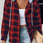 buttoned casual shirt jacket