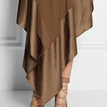 Loose Asymmetric Split-Joint One-Shoulder Maxi Dresses