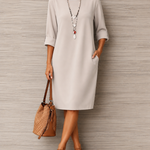 Francine – Flowy Tummy-Flattering Midi Dress