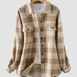 Shirt Jackets Button Down Long Sleeve Collared Shacket Coats