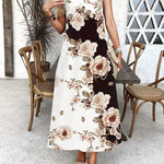 Ruby Wilson | Casual Floral Print Pocket Dress For Women