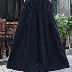 Loose Wide-leg Linen Pants
