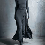 Naomi | Wrap Maxi Dress with Side Knot