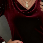 Haven | Straight-Cut Dress with Shimmering Finish