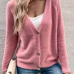 Simple Breasted Cardigan Sweater Jacket