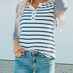 Striped Color Block Top
