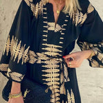 Midnight Boho Bliss  Dream Midi Dress
