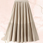 Vintage velvet pleated skirt