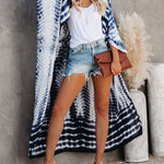 Nadorine Women's Beach Cover up Swimsuit Kimono with Bohemian Floral Print Vacation Dresses