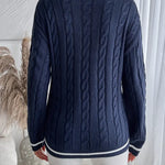 Amélie Laurent | Cable Knit Sweater For Women
