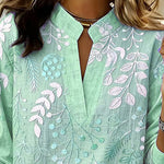 Liliane™ | Botanical Print Blouse