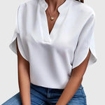 Beatrix | Soft and Elegant V-Neck Shirt