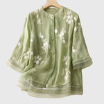 Leticia | Chic Floral Embroidered Top