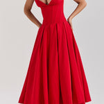 Milady strapless Midi Dress