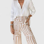 Dominique | Chic Two-Piece Set with Complimentary Belt