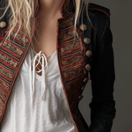Retro Baroque Double-Breasted Embroidered Jacket