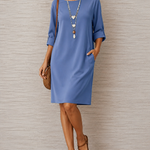Francine – Flowy Tummy-Flattering Midi Dress